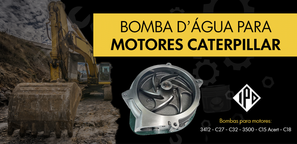 BOMBAS D’ÁGUA PARA MOTORES CATERPILLAR